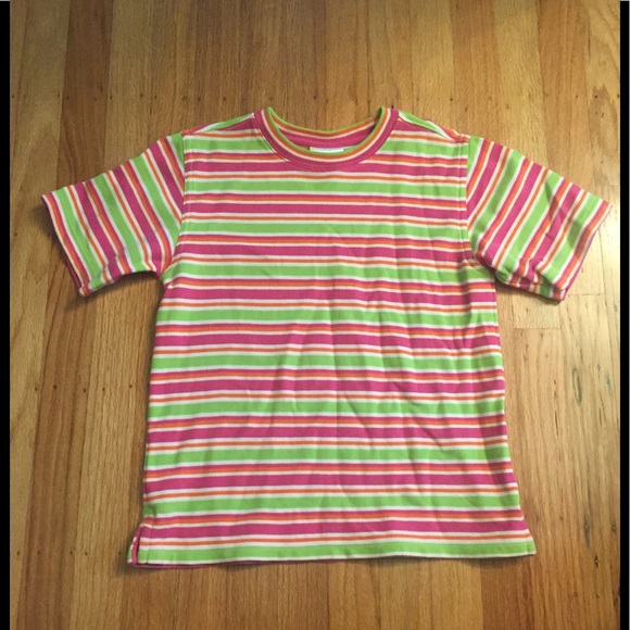 Hanna Andersson Other - Hanna Andersson fun stripe shirt sz 8 thick cotton